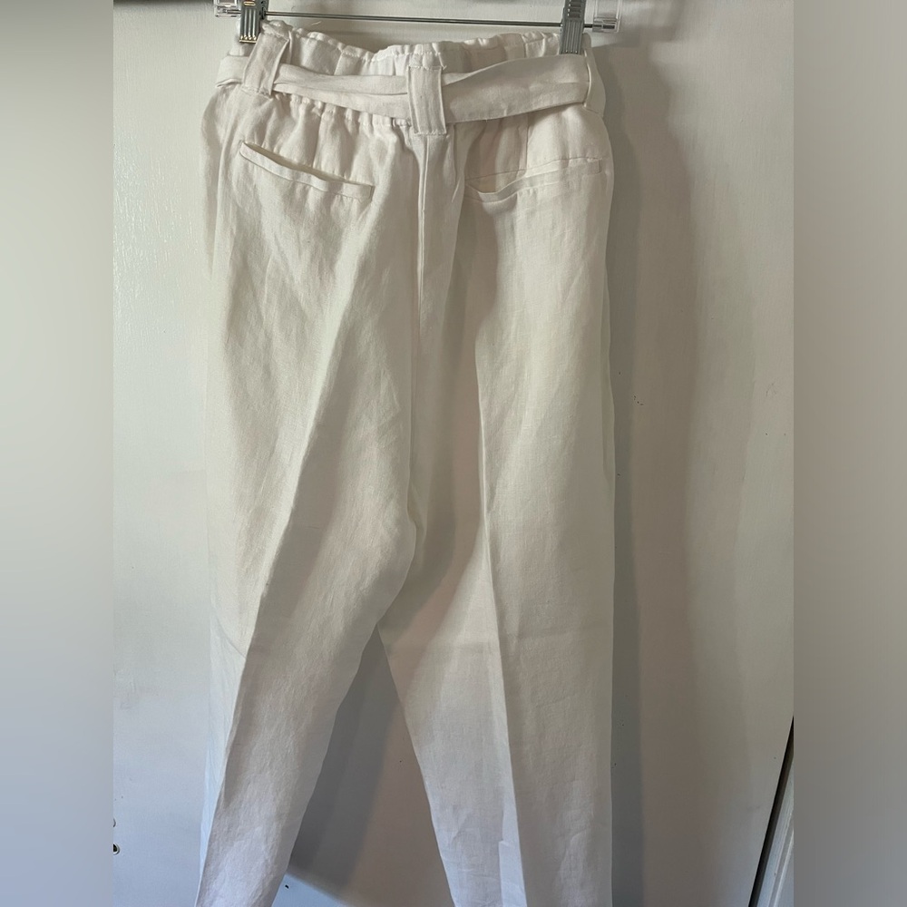 CHICOS Ladies pants 100% Linen sz 14 - Picture 2 of 5